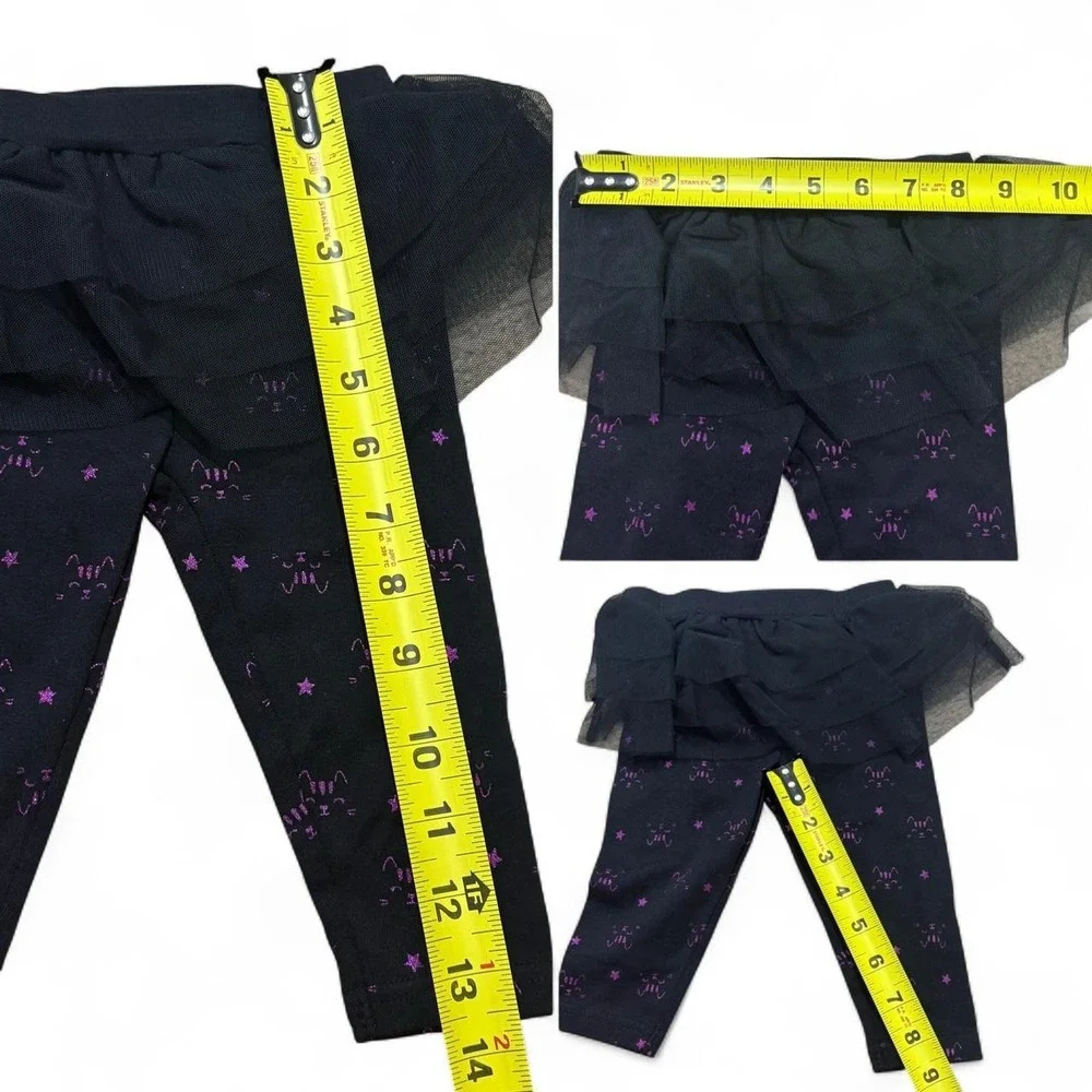 2pc Carter's Halloween Tutu Leggings Set - Daddy's Under My Spell size 6M